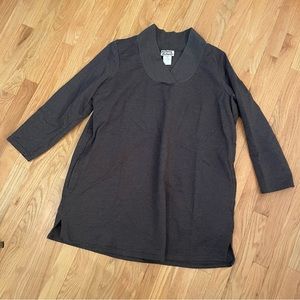 Anthony Richards gray pull over sweater size 1X
